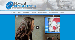Desktop Screenshot of howarddentalcenter.com